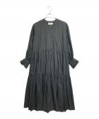 DEPAREILLEデパリエ）の古着「長袖ワンピース」｜ブラック