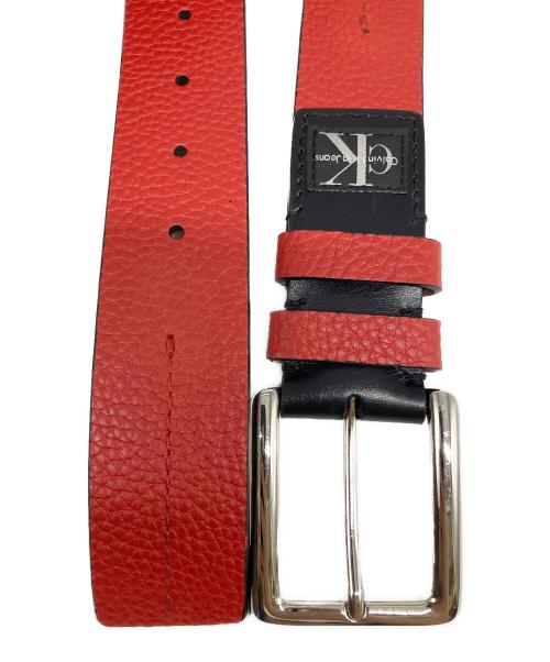 Calvin Klein（カルバンクライン）Calvin Klein (カルバンクライン) ベルト レッドの古着・服飾アイテム