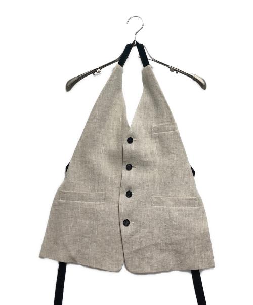 INSCRIRE（アンスクリア）INSCRIRE (アンスクリア) ジレ ベージュ サイズ:38の古着・服飾アイテム