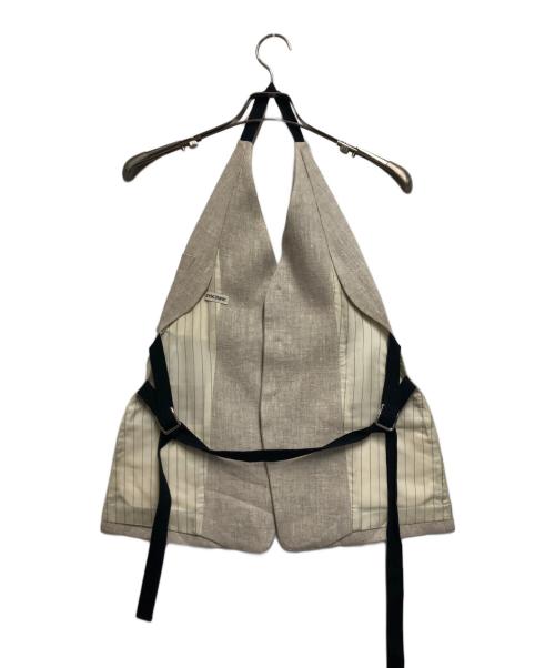 INSCRIRE（アンスクリア）INSCRIRE (アンスクリア) ジレ ベージュ サイズ:38の古着・服飾アイテム