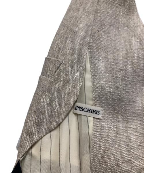 INSCRIRE（アンスクリア）INSCRIRE (アンスクリア) ジレ ベージュ サイズ:38の古着・服飾アイテム
