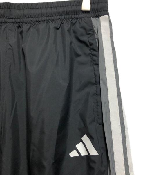 adidas（アディダス）adidas (アディダス) マストハブ ルーズフィット メッシュ裏地付き フルレングス オープンヘム ウインドパンツ ブラック サイズ:XLの古着・服飾アイテム