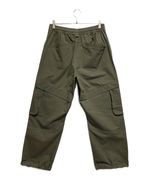 adidas（アディダス）adidas (アディダス) ティエスケープ ルーズフィット ストレッチウーブン カーゴパンツ オリーブ サイズ:Lの古着・服飾アイテム
