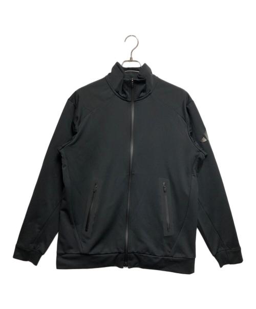 adidas（アディダス）adidas (アディダス) プレミアム ダブルニット トラックジャケット ブラック サイズ:2XLの古着・服飾アイテム