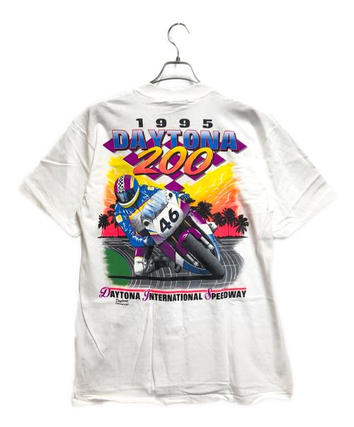 ONEITA（オニータ）ONEITA (オニータ) プリントTシャツ ホワイト サイズ:Lの古着・服飾アイテム