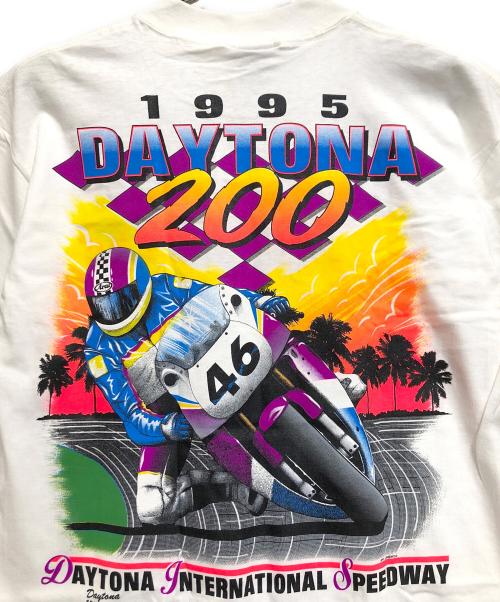 ONEITA（オニータ）ONEITA (オニータ) プリントTシャツ ホワイト サイズ:Lの古着・服飾アイテム