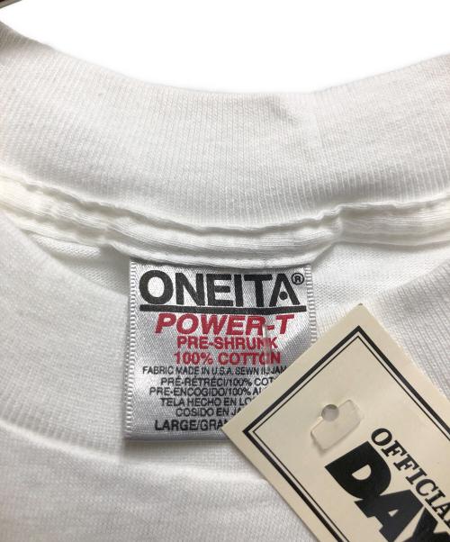 ONEITA（オニータ）ONEITA (オニータ) プリントTシャツ ホワイト サイズ:Lの古着・服飾アイテム