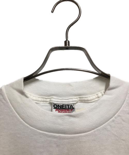 ONEITA（オニータ）ONEITA (オニータ) プリントTシャツ ホワイト サイズ:Lの古着・服飾アイテム