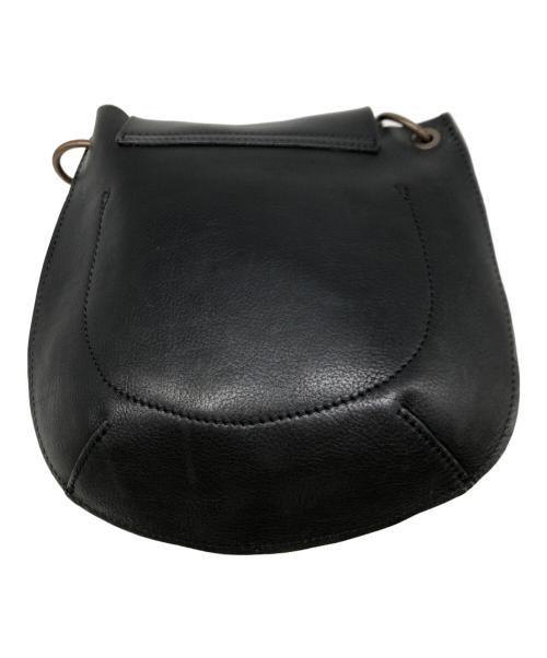 BEAU DESSIN（ボーデッサン）BEAU DESSIN (ボーデッサン) レザーショルダーバッグ ブラックの古着・服飾アイテム