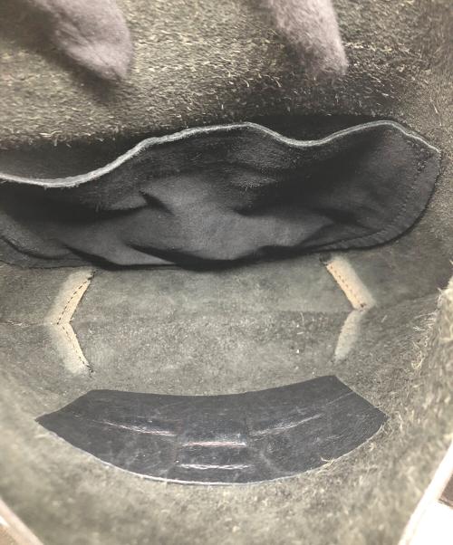 BEAU DESSIN（ボーデッサン）BEAU DESSIN (ボーデッサン) レザーショルダーバッグ ブラックの古着・服飾アイテム