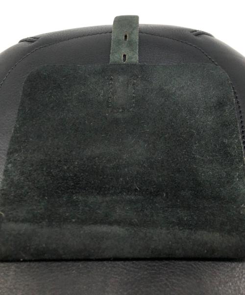 BEAU DESSIN（ボーデッサン）BEAU DESSIN (ボーデッサン) レザーショルダーバッグ ブラックの古着・服飾アイテム