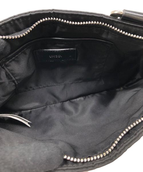 UN3D.（アンスリード）UN3D. (アンスリード) マルチボディバッグ ブラック×グリーンの古着・服飾アイテム