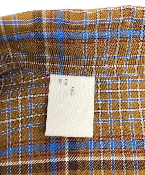 N.HOOLYWOOD（エヌ ハリウッド）N.HOOLYWOOD (エヌ ハリウッド) BIG CHECK SHIRT ブラウン サイズ:36の古着・服飾アイテム