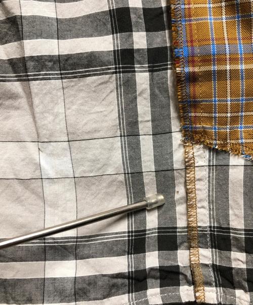 N.HOOLYWOOD（エヌ ハリウッド）N.HOOLYWOOD (エヌ ハリウッド) BIG CHECK SHIRT ブラウン サイズ:36の古着・服飾アイテム