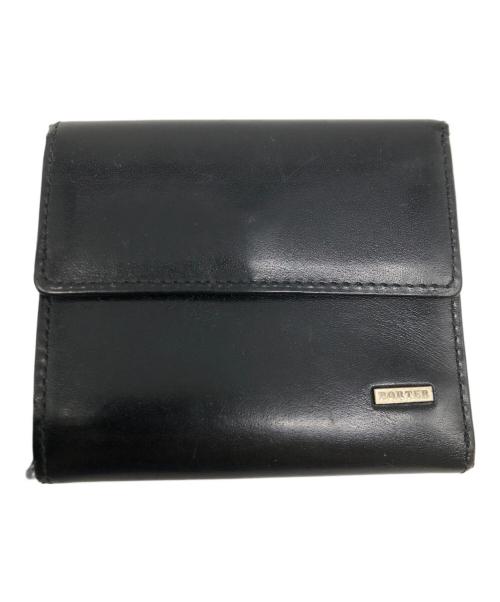 PORTER（ポーター）PORTER (ポーター) 二つ折り財布 ブラックの古着・服飾アイテム
