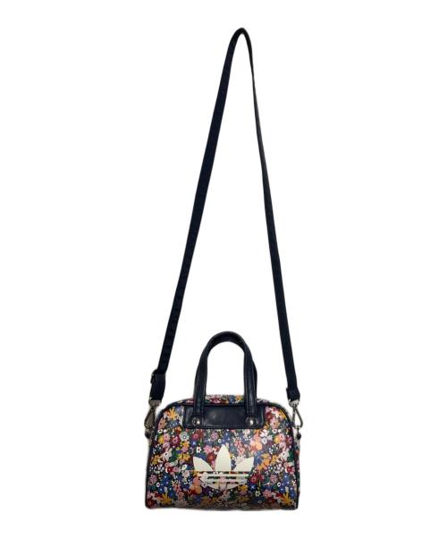 adidas Originals（アディダスオリジナル）adidas Originals (アディダスオリジナル) LIBERTY (リバティ) ミニボウリングバッグ ネイビーの古着・服飾アイテム