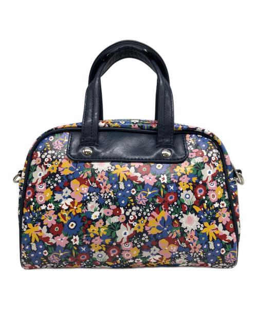 adidas Originals（アディダスオリジナル）adidas Originals (アディダスオリジナル) LIBERTY (リバティ) ミニボウリングバッグ ネイビーの古着・服飾アイテム