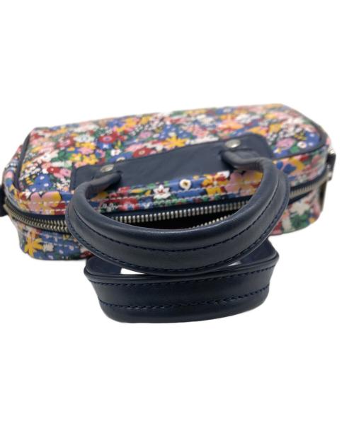 adidas Originals（アディダスオリジナル）adidas Originals (アディダスオリジナル) LIBERTY (リバティ) ミニボウリングバッグ ネイビーの古着・服飾アイテム