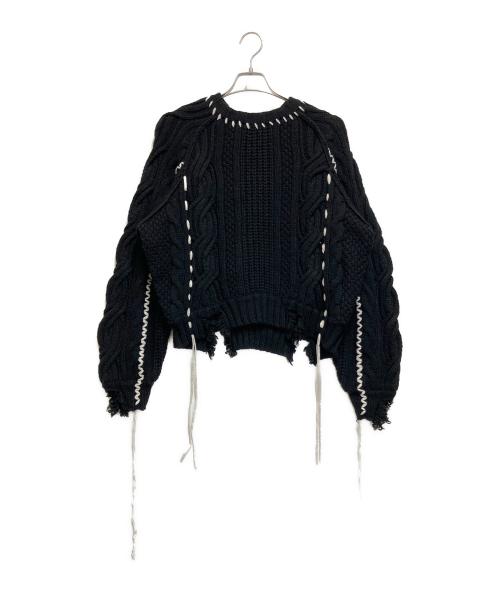 MAISON SPECIAL（メゾンスペシャル）MAISON SPECIAL (メゾンスペシャル) 長袖ニット ブラック サイズ:FREEの古着・服飾アイテム