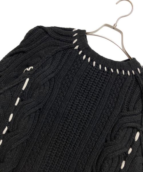 MAISON SPECIAL（メゾンスペシャル）MAISON SPECIAL (メゾンスペシャル) 長袖ニット ブラック サイズ:FREEの古着・服飾アイテム