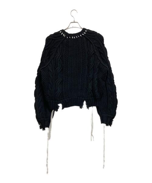 MAISON SPECIAL（メゾンスペシャル）MAISON SPECIAL (メゾンスペシャル) 長袖ニット ブラック サイズ:FREEの古着・服飾アイテム