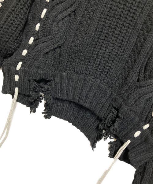 MAISON SPECIAL（メゾンスペシャル）MAISON SPECIAL (メゾンスペシャル) 長袖ニット ブラック サイズ:FREEの古着・服飾アイテム