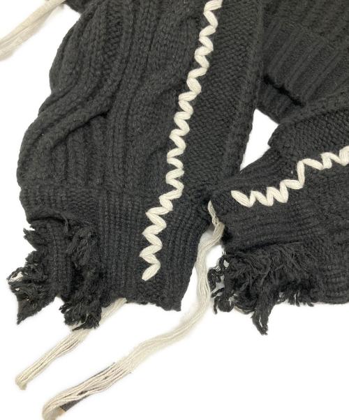 MAISON SPECIAL（メゾンスペシャル）MAISON SPECIAL (メゾンスペシャル) 長袖ニット ブラック サイズ:FREEの古着・服飾アイテム