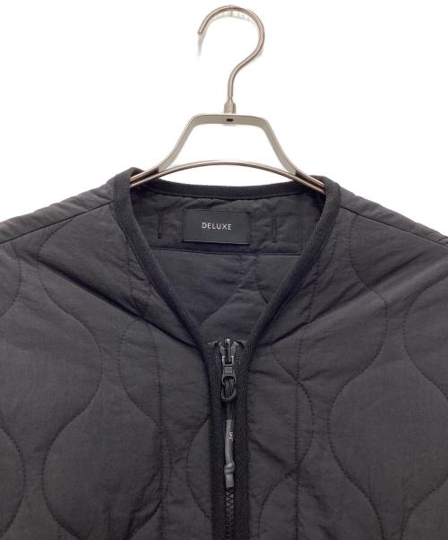 DELUXE（デラックス）Deluxe (デラックス) キルティングジャケット ブラック サイズ:SIZE Mの古着・服飾アイテム