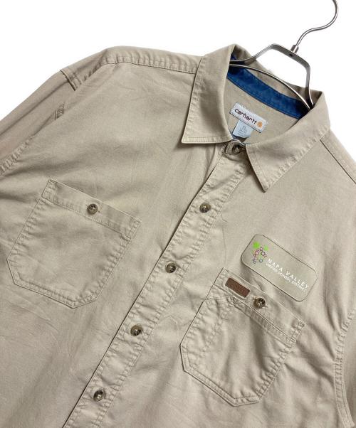 CarHartt（カーハート）CarHartt (カーハート) 長袖シャツ ベージュ サイズ:XLの古着・服飾アイテム