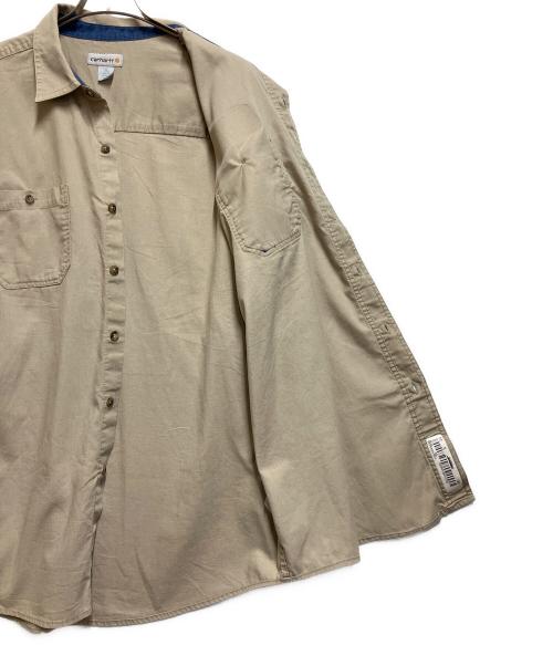 CarHartt（カーハート）CarHartt (カーハート) 長袖シャツ ベージュ サイズ:XLの古着・服飾アイテム