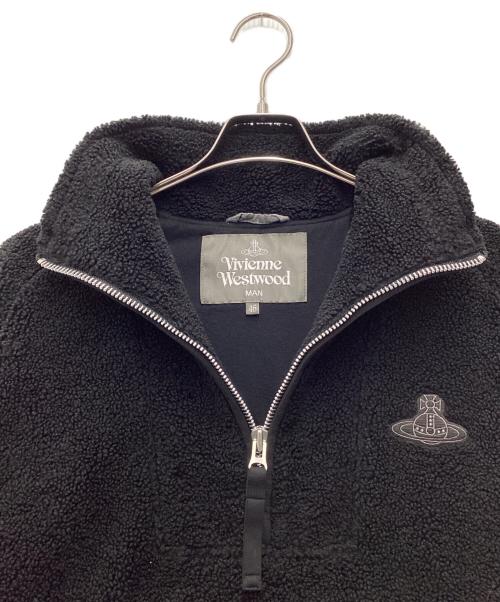 Vivienne Westwood（ヴィヴィアンウエストウッド）Vivienne Westwood (ヴィヴィアンウエストウッド) ボアジャケット ブラック サイズ:SIZE 46の古着・服飾アイテム