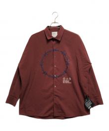 SHAREEF（シャリーフ）の古着「長袖シャツ」｜バーガンディー
