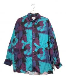 SHAREEF（シャリーフ）の古着「SMOKE PT L/S SHIRTS」｜パープル×ブルー