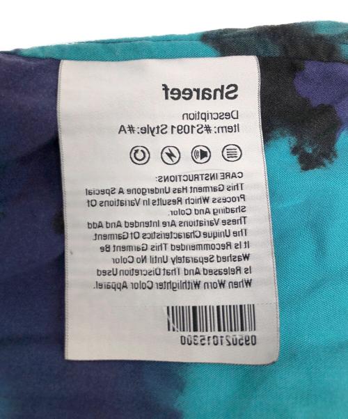 SHAREEF（シャリーフ）SHAREEF (シャリーフ) SMOKE PT L/S SHIRTS パープル×ブルー サイズ:2の古着・服飾アイテム