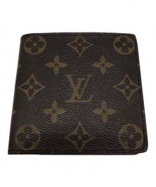 LOUIS VUITTON（ルイ ヴィトン）の古着「2つ折り財布　ポルトフォイユ・マルコ」｜ブラウン