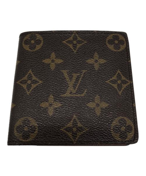 LOUIS VUITTON（ルイ ヴィトン）LOUIS VUITTON (ルイ ヴィトン) 2つ折り財布　ポルトフォイユ・マルコ ブラウンの古着・服飾アイテム