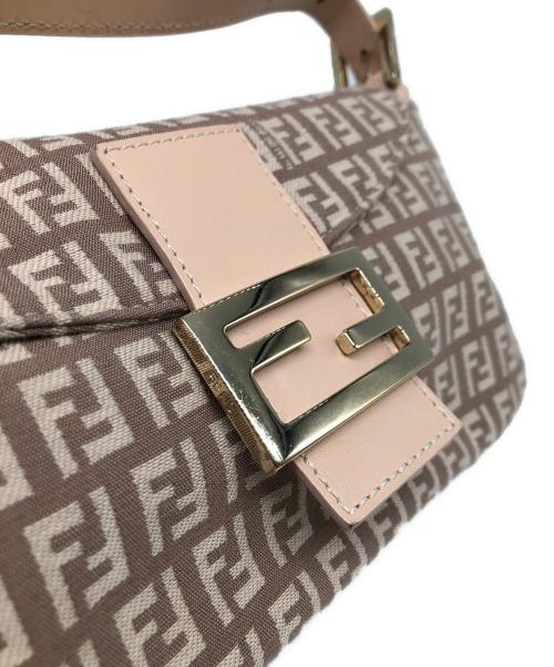 FENDI（フェンディ）FENDI (フェンディ) ショルダーバッグ ズッキーノ柄 ピンクの古着・服飾アイテム