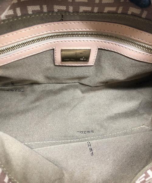 FENDI（フェンディ）FENDI (フェンディ) ショルダーバッグ ズッキーノ柄 ピンクの古着・服飾アイテム