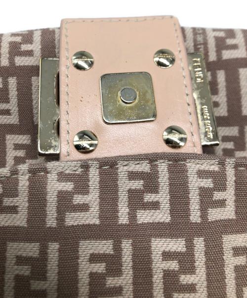 FENDI（フェンディ）FENDI (フェンディ) ショルダーバッグ ズッキーノ柄 ピンクの古着・服飾アイテム
