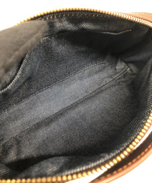 CELINE（セリーヌ）CELINE (セリーヌ) ワンショルダーバッグ ブルー×ブラウンの古着・服飾アイテム