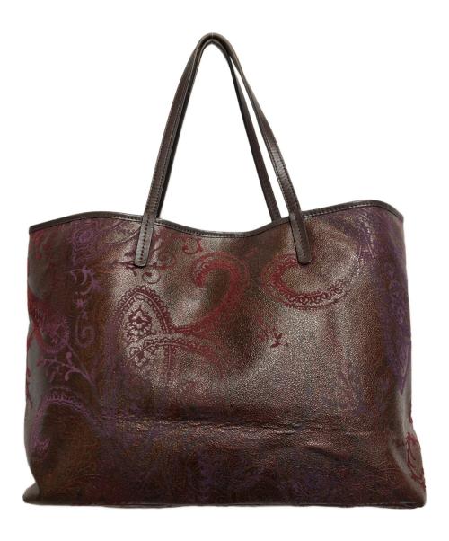 ETRO（エトロ）ETRO (エトロ) トートバッグ パープルの古着・服飾アイテム