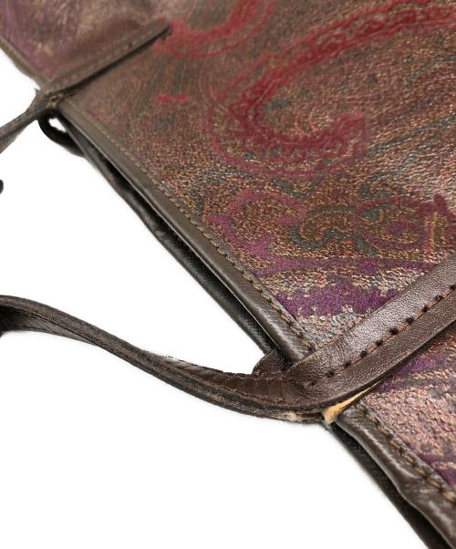 ETRO（エトロ）ETRO (エトロ) トートバッグ パープルの古着・服飾アイテム