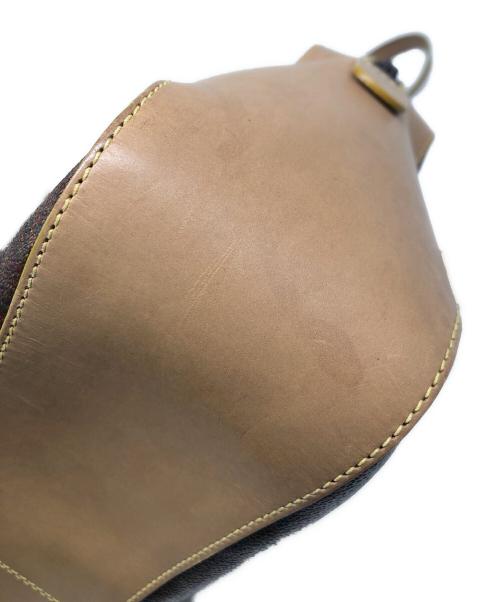 ETRO（エトロ）ETRO (エトロ) ハンドバッグ バーガンディー×ライトブラウンの古着・服飾アイテム