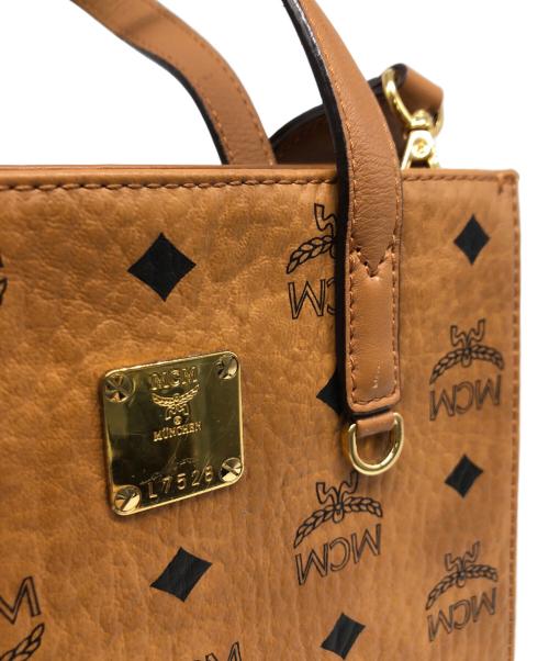MCM（エムシーエム）MCM (エムシーエム) ヴィセトス クラシック トートバッグ ミニ ライトブラウンの古着・服飾アイテム