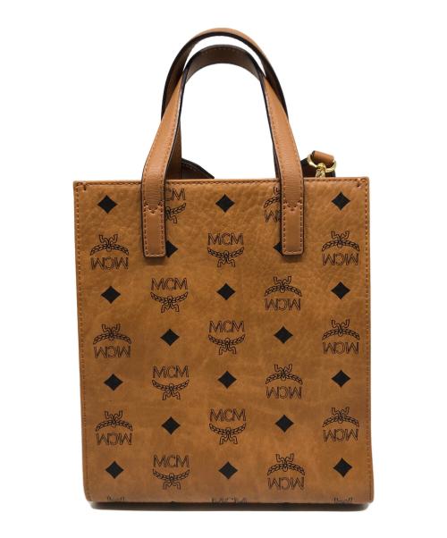 MCM（エムシーエム）MCM (エムシーエム) ヴィセトス クラシック トートバッグ ミニ ライトブラウンの古着・服飾アイテム