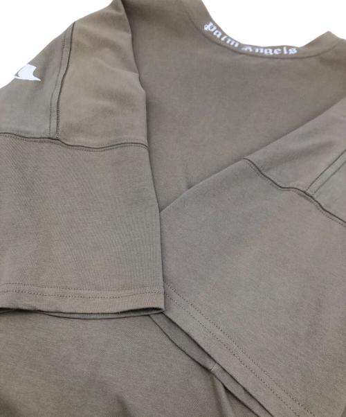 Palm Angels（パーム エンジェルス）Palm Angels (パーム エンジェルス) 半袖カットソー ベージュ サイズ:Lの古着・服飾アイテム