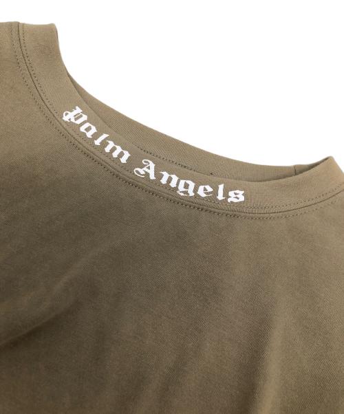 Palm Angels（パーム エンジェルス）Palm Angels (パーム エンジェルス) 半袖カットソー ベージュ サイズ:Lの古着・服飾アイテム