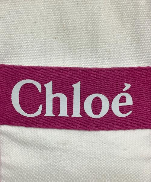 Chloe（クロエ）Chloe (クロエ) クロエキッズ ホワイト×ピンクの古着・服飾アイテム