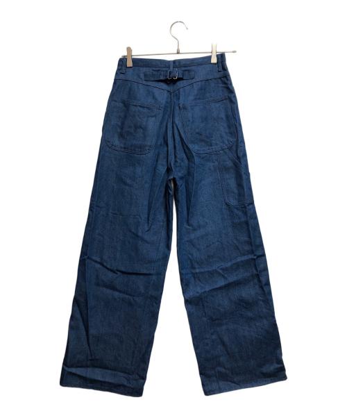 KIJI（キジ）KIJI (キジ) デニムワイドペインターパンツ インディゴ サイズ:2の古着・服飾アイテム