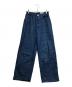 KIJI（キジ）の古着「デニムワイドペインターパンツ」｜インディゴ